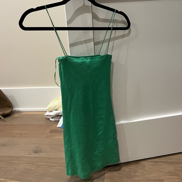 Zara Dresses Zara Green Mini Dress Poshmark